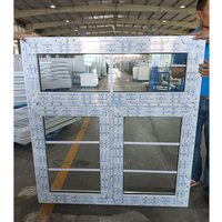 Fenêtre à battants en PVC de conception européenne, profilés UPVC, fenêtres à battants pour la Chine