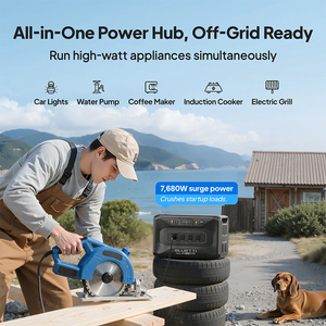 Sistema de Energía Solar de 3000W 5000W 6000W, Generador Solar de 500W 1000W <span class=keywords><strong>2400W</strong></span>, <span class=keywords><strong>Inversor</strong></span> con Control por Aplicación, Estación de Energía Todo en Uno - Product Image 5