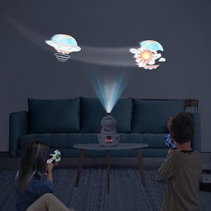 2 lazer Đồ chơi súng của máy chiếu với kỹ thuật số LED hiển thị điểm chụp trò chơi chiến đấu với 3 mục tiêu hồng ngoại Laser tag Gun - Product Image 2