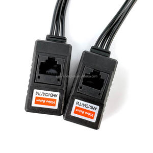 CCTV فيديو <span class=keywords><strong>Balun</strong></span> hd 8MP موصل جهاز الإرسال/استقبال DC <span class=keywords><strong>RCA</strong></span> BNC إلى Rj45 3 في 1 لأمن ctv hd فيديو <span class=keywords><strong>Balun</strong></span> Rj45 - Product Image 3