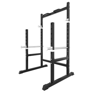 Choice Cross-Border Banc <span class=keywords><strong>de</strong></span> musculation unisexe multifonctionnel pliable <span class=keywords><strong>avec</strong></span> structure en acier semi-circulaire et rack <span class=keywords><strong>de</strong></span> squat intégré - Product Image 2