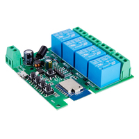 Module de relais intelligent, commutateur WiFi, domotique, 4CH, 12V, 7-32V AC, 220V, télécommande RF433Mhz, interrupteur d'éclairage, fonctionne avec Tuya Alexa
