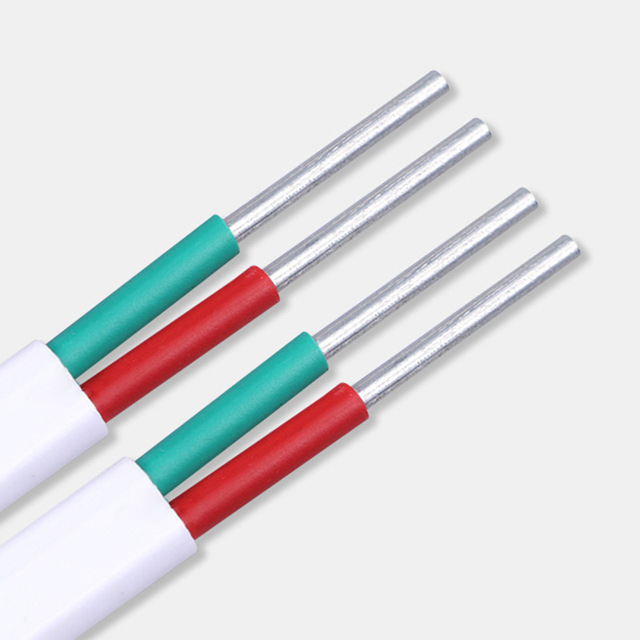 Durable 6mm Electric Wire Factory Supplied Flat Cord PVC Power Cable Aluminum Core Low Voltage Insulated Soft Flexible Blvvb