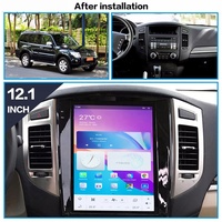 Autoradio Android 11 de style Tesla pour Mitsubishi Pajero V93 V97 2007-2020 Lecteur multimédia de voiture sans fil Carplay 4G