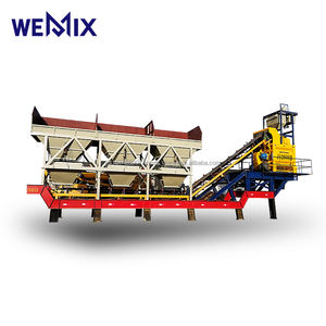 เครื่องผสมคอนกรีต YHZS1000เคลื่อนที่พร้อมผสมคอนกรีตเครื่องผสมคอนกรีตสายการผลิตสถานีผสมคอนกรีตเคลื่อนที่แล้ว - Product Image 1