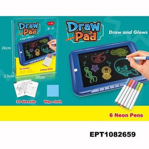 Promosi mainan boneka menyala dalam gelap papan gambar menyala dalam gelap dengan bantalan lampu Tablet tulis Lcd untuk anak-anak ajaib lukisan - Product Image 3