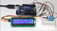 LCD1602 I2C Modul 16X2 Karakter Tampilan LCD Layar Biru PCF8574 IIC Papan Adaptor 5V Kompatibel dengan Arduino Raspberry Pi