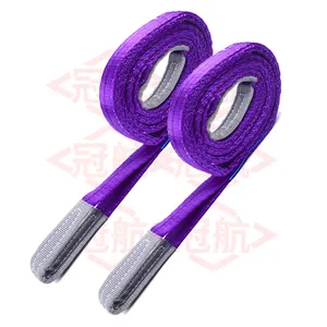 1 ton Polyester Sling Polyester Lifting Slings Polyester webbing sling Length can be customized