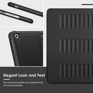 Funda protectora <span class=keywords><strong>para</strong></span> <span class=keywords><strong>iPad</strong></span> 9th/8th/7th Gen 10,2 pulgadas Material de TPU y PU Soporte magnético de ángulo múltiple Soporte trasero a prueba de golpes Portalápices - Product Image 5