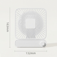 Ventilateur de table rechargeable, portable, petit, en plastique, électrique, USB, pour le bureau, fabriqué en Chine