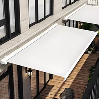 Auvent rétractable à cassette intégrale 4x3m en alliage d'aluminium pour camping-cars et villas - Cadre léger, télécommande, protection UV