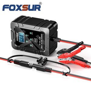 <span class=keywords><strong>Chargeur</strong></span> <span class=keywords><strong>de</strong></span> <span class=keywords><strong>batterie</strong></span> <span class=keywords><strong>de</strong></span> voiture <span class=keywords><strong>intelligent</strong></span> FOXSUR 6V 12V 1.5A automatique pour batteries LiFePO4, LFP, plomb-acide, gel, AGM avec prise SAE - Product Image 1