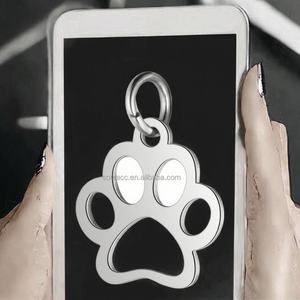 Stainless Steel Paw Print <b>Charm</b> <b>Silver</b> Plated Cute Animal Shape Pendant For Jewelry Making Unisex Gift - Product Image 3