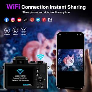 Kamera Video Profesional 8K WiFi untuk Vlogging dan Live Streaming, Layar Sentuh 3.2'', Fotografi 88MP, Kamera Digital DSLR - Product Image 2