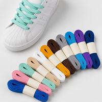 Lacets plats multicolores en gros, lacets tissés unis 6-15mm personnalisés pour baskets décontractées OEM ODM Mingjia