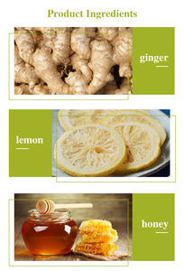Venta caliente 100% Hierbas naturales Miel Polvo instantáneo Sabor Té Estómago caliente Limón Jengibre Té - Product Image 4