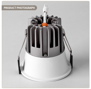 Đèn âm trần <span class=keywords><strong>COB</strong></span> 10w <span class=keywords><strong>15w</strong></span> 20w, đèn led âm trần, đèn led âm trần tích hợp, đèn led âm trần mạ crôm cho khách sạn - Product Image 3