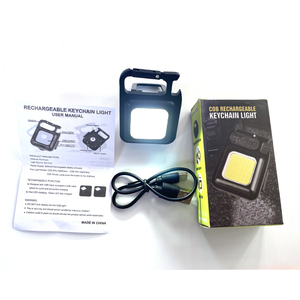 Pocket Mini <span class=keywords><strong>keylight</strong></span> 10W COB có thể sạc lại đèn pin với 4 chế độ ánh sáng từ tính xách tay làm việc ánh sáng cho Cắm Trại Đi Bộ Đường Dài Ngoài Trời - Product Image 1