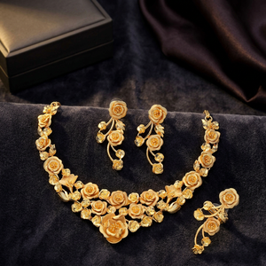 Dye Gold Plated Necklaces, Luxury Artificial Jewelry Export, Fashion Jewelry Export, <b>Copper</b> & Brass Chapado En Oro Oro Laminado - Product Image 2