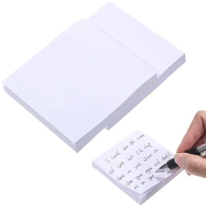 Venta al por mayor de papelería, notas adhesivas cuadradas blancas, blocs de notas autoadhesivos en blanco, blocs de notas adhesivas - Product Image 3