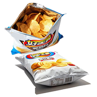 Sac de croustilles scellé gonflable personnalisé en usine, sac de nourriture en plastique étanche et étanche, sac avec logo personnalisé