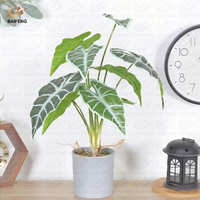 Vente en gros d'usine, plantes artificielles en sisal plastique de haute qualité, écologiques, résistantes aux UV, 20 cm, toucher réaliste, pour la maison et le jardin