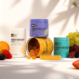 Custom Aluminum Jar for Supplement Gummy | Premium Supplement Packaging & Durable Supplement Jar - Product Image 1