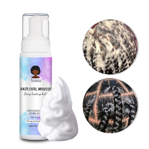 <span class=keywords><strong>Mousse</strong></span> coiffante bio YEDDA à base de plantes, tenue forte et anti-frisottis pour cheveux bouclés et extensions capillaires, végane, sans sulfate - Product Image 3