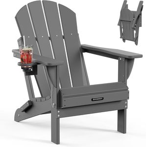 Sillas Plegables Modernas de <span class=keywords><strong>Madera</strong></span> Maciza para Exteriores, Jardín, Patio, Resistentes a la Intemperie, con Portavasos, Resistentes a los Rayos UV - Product Image 2