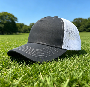 Grey White Black Fashion Trucker <b>Hat</b> Mesh Back Snapback for <b>Men</b> <b>Summer</b> Outdoor Cycling Beach Cap - Product Image 1