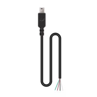 Vente chaude OEM ODM personnalisation 2 cœurs 5 cœurs 5P Mini USB mâle femelle prise fil dénudé Mini USB à extrémité ouverte câble de queue de cochon