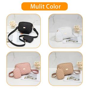 Tas Anjing Kulit PU Bordir Laris Manis dengan Set Tas Susu Kecil, Tas Selempang Anjing Baru - Product Image 2