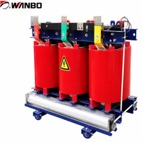 Transformateur de type sec SCB10 Wanbo-349 à alimentation stable, spécifications multiples, avec fonctionnement à faible bruit pour solutions d'alimentation commerciales