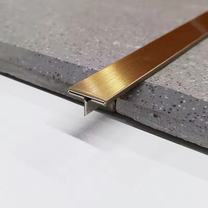 Prix de gros Bande d'angle de garniture en or pour carreaux Garniture de <span class=keywords><strong>carrelage</strong></span> en acier inoxydable Profil de bord en métal décoratif - Product Image 6
