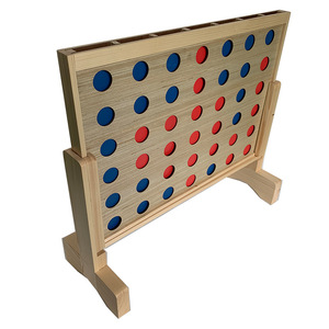 <strong>Large</strong> Wooden Jumbo <strong>Connect</strong> <strong>4</strong> in Row <strong>Connect</strong> Lawn Party Back Yard Games Outdoor - Product Image 5