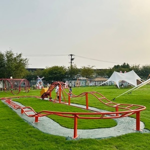 Atracciones de Parque Temático al Aire Libre: Montaña Rusa, Paseo Espacial y Bicicletas Humanas - Product Image 5