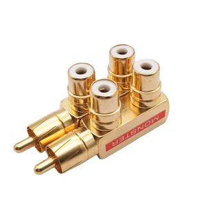 Tête de convertisseur audio pivotante <span class=keywords><strong>Lotus</strong></span> 1/2 plaqué <span class=keywords><strong>or</strong></span> - Product Image 6