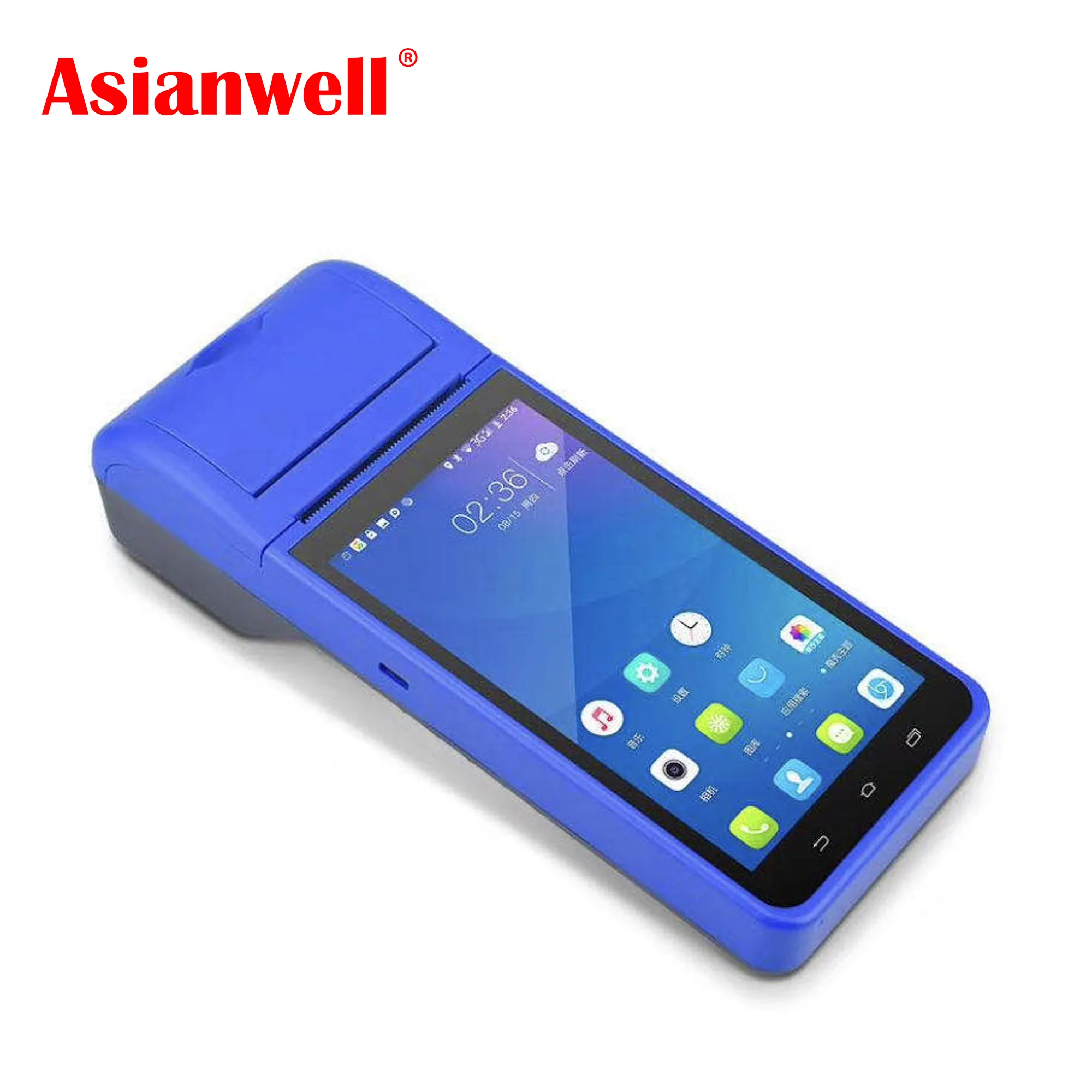 AW-P3 OEM Smart Mini Handheld Industrie Android OS WiFi 2G 3G Pos PDA mit Bulid-In Drucker Android OS System PDA