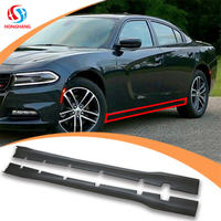 Faldones Laterales Anchos al por Mayor de Fábrica Honghang para Dodge Charger 2022+ Extensiones de Faldones Laterales ABS Paneles de Balancín