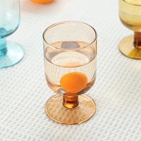 Tasse en verre sans plomb verres à boire tasse à eau à la main gobelet en verre tasse à eau couleur gobelet ensemble de verre