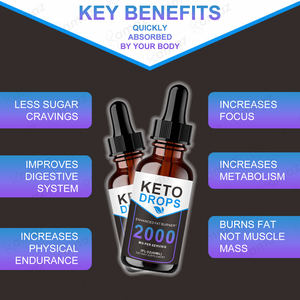 טיפות דיאטה קטוגנית של אמז פרייבט לייבל עם קטונים אקסוגניים, משפר תיאבון ומטבוליזם, תוסף קטונים בטעם פטל - Product Image 5