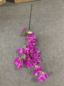 Flores de Buganvilla Artificiales de Seda de Tallo Largo al por Mayor, Flor Artificial de Seda, Buganvilla Decorativa para Bodas y Decoración del Hogar - Product Image 4