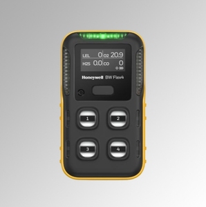 การตรวจสอบก๊าซหลายตัวแบบพกพาตัวตรวจจับแก๊ส BW Flex 4ตัว (Co, H2S, LL, O2) CPD-W6X1H1M1-Y-CN - Product Image 3