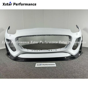 Proyecto <span class=keywords><strong>7</strong></span> estilo medio parachoques delantero de fibra de carbono labio para <span class=keywords><strong>Jaguar</strong></span> tipo F - Product Image 2