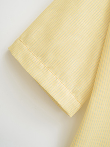 Top <span class=keywords><strong>Kimono</strong></span> Estivo da <span class=keywords><strong>Donna</strong></span> con Scollo a V, Spalle Scoperte, Allacciatura, Stile Casual e Moda, Colore Giallo - Product Image 4