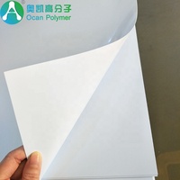 Feuille de diffuseur de lumière LED d'usine OEM Feuilles de PVC brillantes en plastique