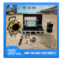 Detektor Air Bawah Tanah Saluran Tunggal CS Drill ADMT-300 600 1200 3000S X Pencari Air Otomatis dengan Pencitraan Akurasi Tinggi IP55