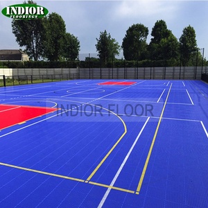 Azulejos de cubierta entrelazados para suelos deportivos modulares de plástico resistente de diseño moderno para eventos e instalaciones al aire libre - Product Image 5