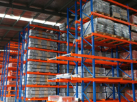Système de rayonnage à palettes encastré robuste en fer pour entrepôt, personnalisable OEM/ODM, vente en gros