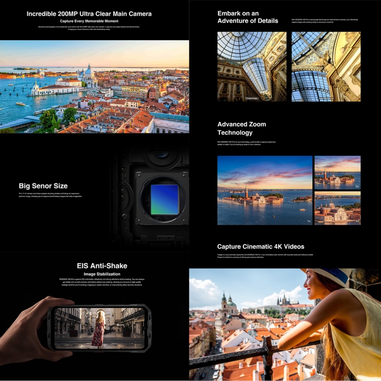 In Stock DOOGEE V30 Pro, 12GB+512GB, 200MP Camera, Side